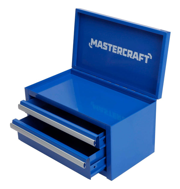 Mastercraft Mini Toolbox with 2 Drawers, Blue L2