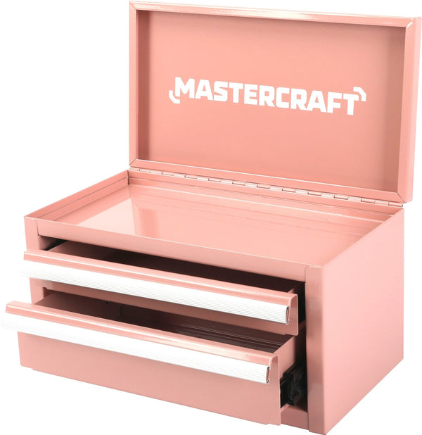 Mastercraft Mini Toolbox with 2 Drawers, Peach K0