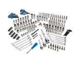 Mastercraft Socket Set, 233-pc, SAE / Metric, Nickel-Chrome Plating