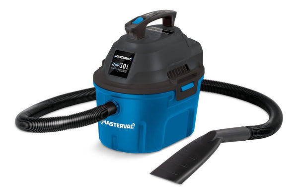 Mastervac AA255 2.0 Peak HP Wet/Dry Shop Vacuum with Hose and Accessories, 10-L Y3
