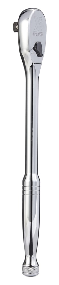 MAXIMUM 1/2-in Drive 90-Tooth Ratchet, CRV, Nickel-Chrome Plating, 13-in Q8