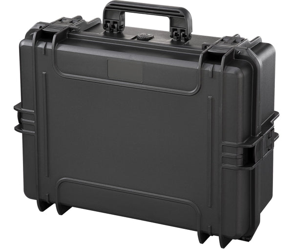 MAXIMUM Portable IP67 Waterproof Case/Tool Box with Foam Layers, Black, Large, 22-in Q9