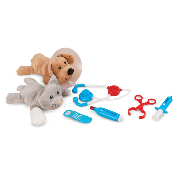 Melissa & Doug Veterinarian Playset for Ages 3+, 24-pc W7