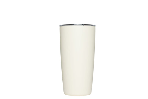 MiiR Stainless Steel Insulated Travel Tumbler with Press-Fit Slide Lid, Sandstone White, 16-oz X4