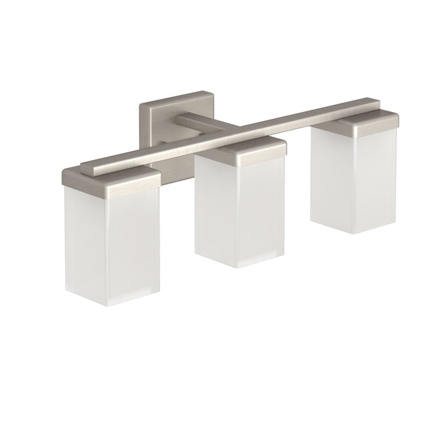 Moen 90-Degree Vanity Lighting Fixture, Brushed Nickel, 3-L D7