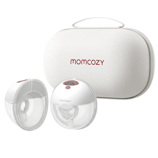 Momcozy Smart Breast Pump + Milk Storage Bags + Breast Pump Wipes R2