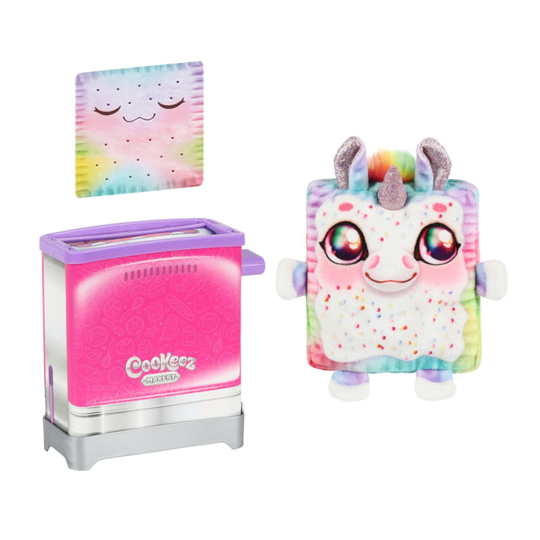 Moose Cookeez Makery Toasty Treatz Toaster with Scented Plush Single Pack, Assorted, Ages 5+ Q7