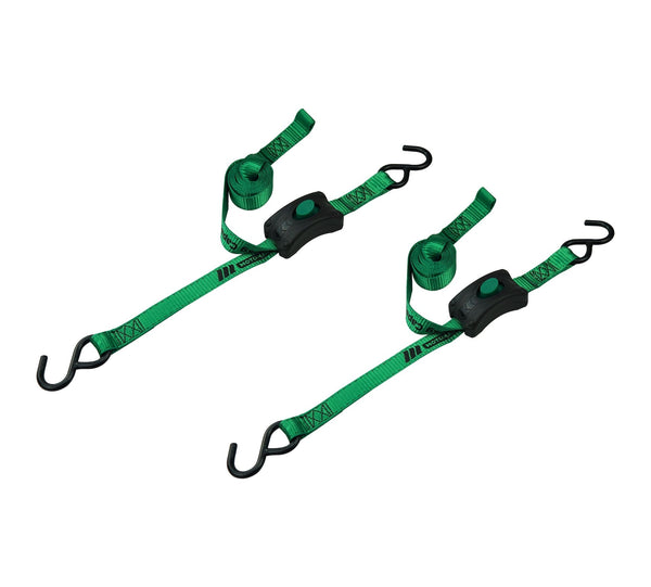 MotoMaster 1,200-lb Cam Buckle Tie Down, Quick Release, 1-in x 6-ft, 2-pk F7