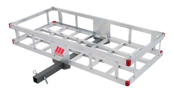 MotoMaster Aluminum Hitch Basket Cargo Carrier, 500-lb Capacity J2