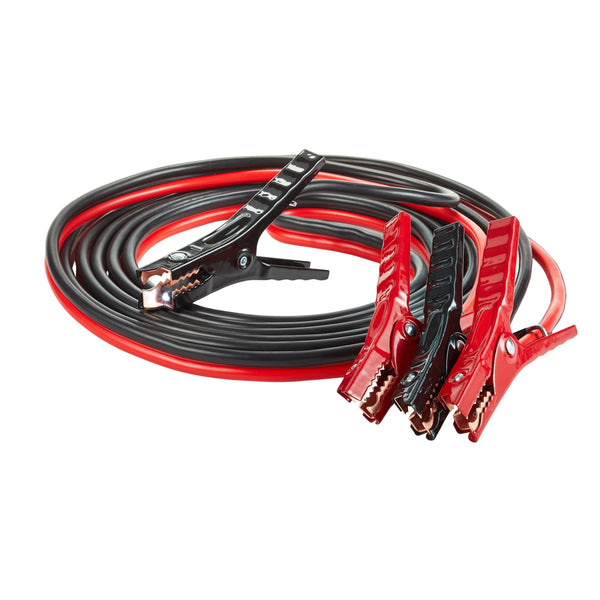 MotoMaster Medium-Duty Booster/Jumper Cables with Built-in LED Lights, 4-Gauge, 20-ft S5