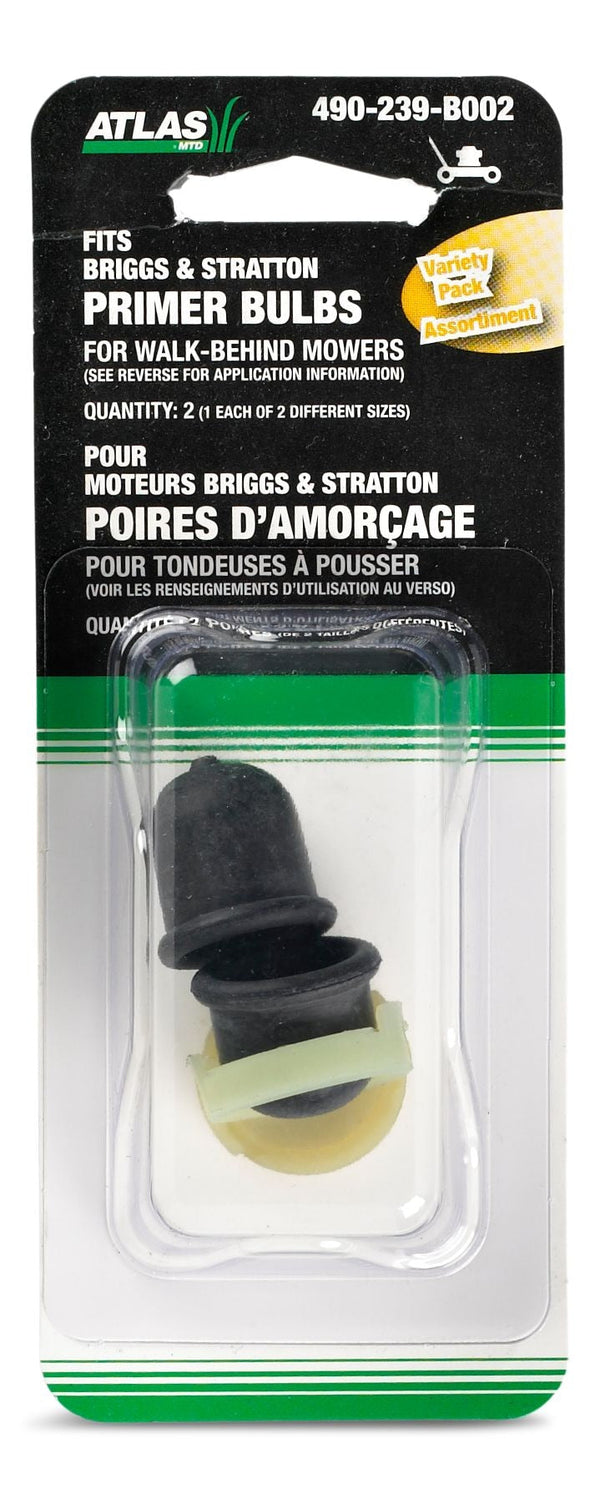 MTD Briggs & Stratton Lawn Mower Engine Primer Bulbs, 2-Pc S3
