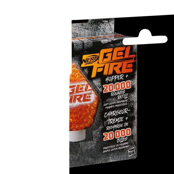 Nerf Pro Gelfire Orange Hopper+ with 20000-Round Refill F2