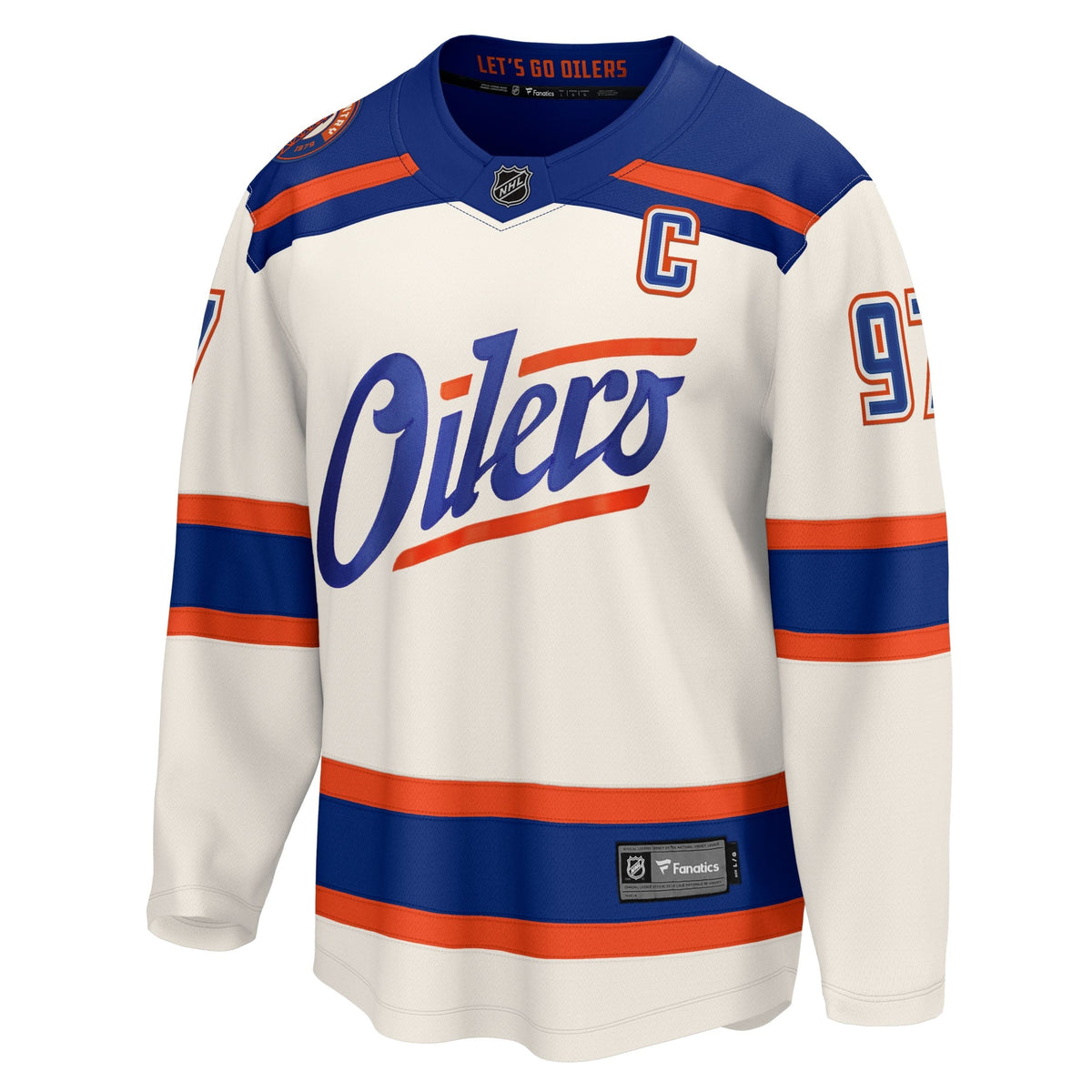 NHL Edmonton Oilers 2025 Adult Standard Connor McDavid Alternate Breakaway Player Jersey, Various Sizes
