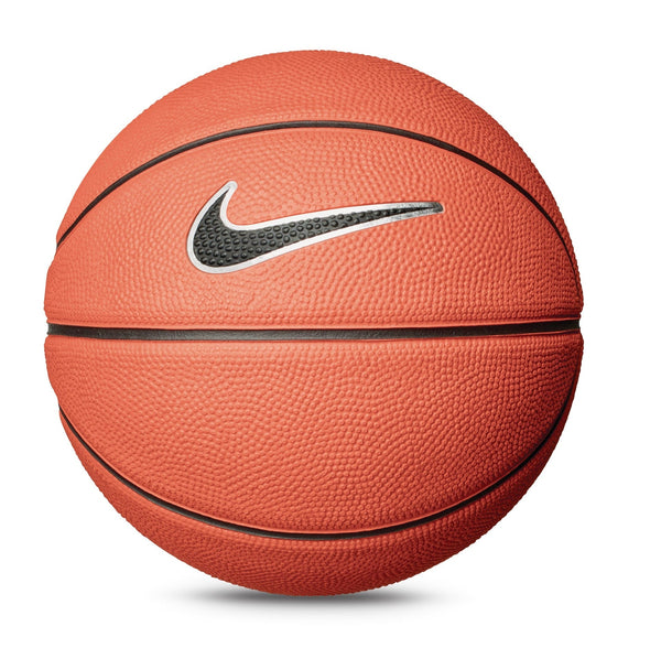 Nike Skills Mini Kids' Indoor/Outdoor Rubber Basketball, Size 3 (22.5-in), Amber/Black/White I4