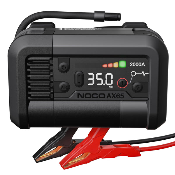 NOCO AX65 Boost Air Booster Pack/Jump Starter with Air Compressor, 2000-Amp, 12V H5
