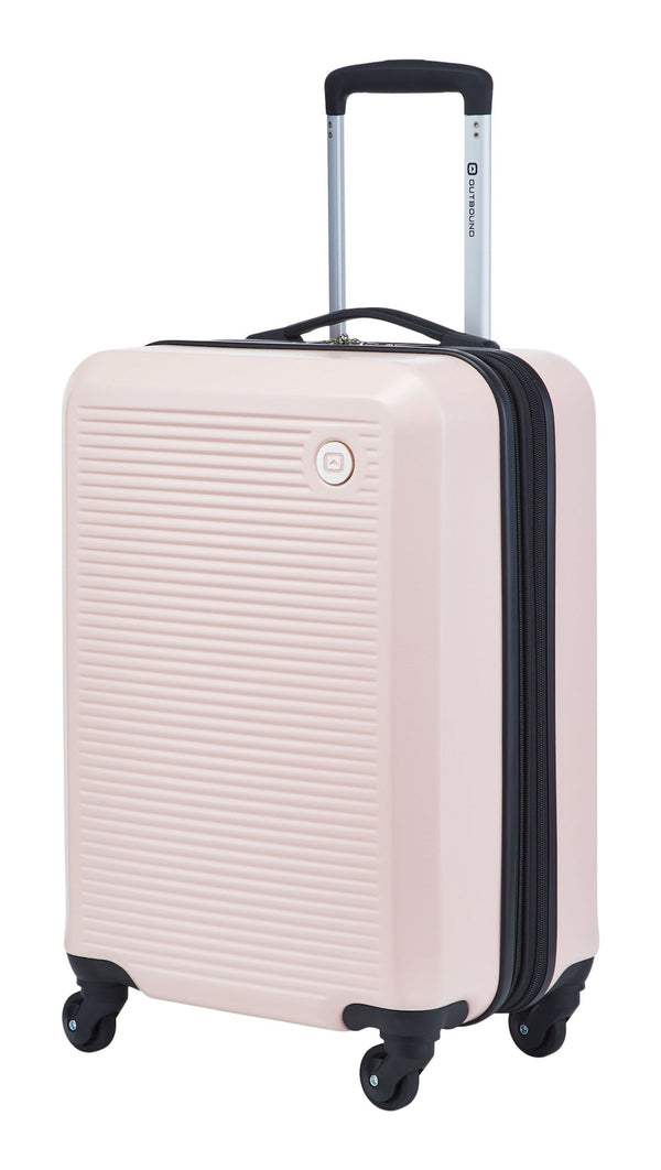 Outbound Hardside Carry-On Spinner Flex Travel Suitcase, Pink, 21-5/8-in H7