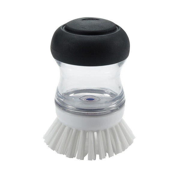 OXO Refillable No-Mess Soap Dispensing Palm Cleaning Brush V0