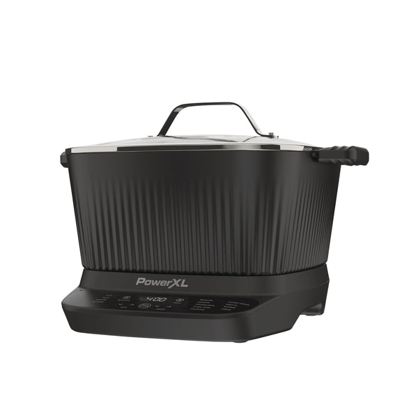 PowerXL StirMax Digital Programmable Slow/Multi-Cooker with 9 Cooking Pre-Sets, Black B9