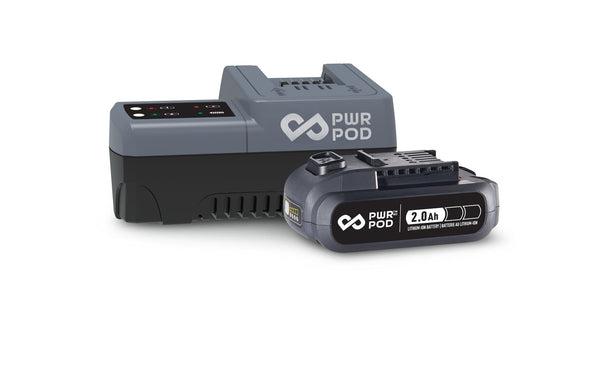 PWR POD 20V MAX 2.0 Ah Battery & Charger Starter Kit E4