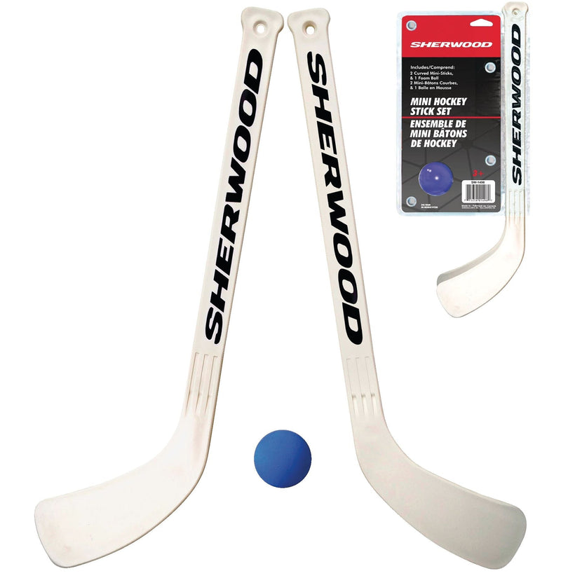 Sherwood Curved Mini Hockey Sticks and Ball Set, 3-pc W5