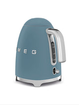 SMEG Cordless Kettle with Auto Shut Off, Matte Storm Blue, 1.7L