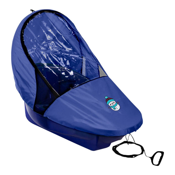 Snocruzer Covered Baby Sled/Toboggan for Ages 12-36 Months, Blue B6