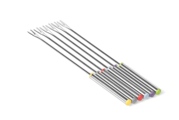 Starfrit Stainless Steel Fondue Fork Set, Dishwasher Safe, One Size, 6-pc B5