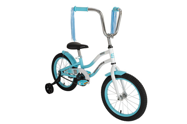 Supercycle Misfit Kids' Bike with Training Wheels, 16-in, Blue C2