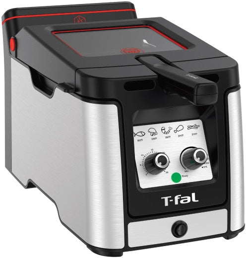 T-fal Odorless Deep Fryer, Stainless Steel, 3.5-L S7