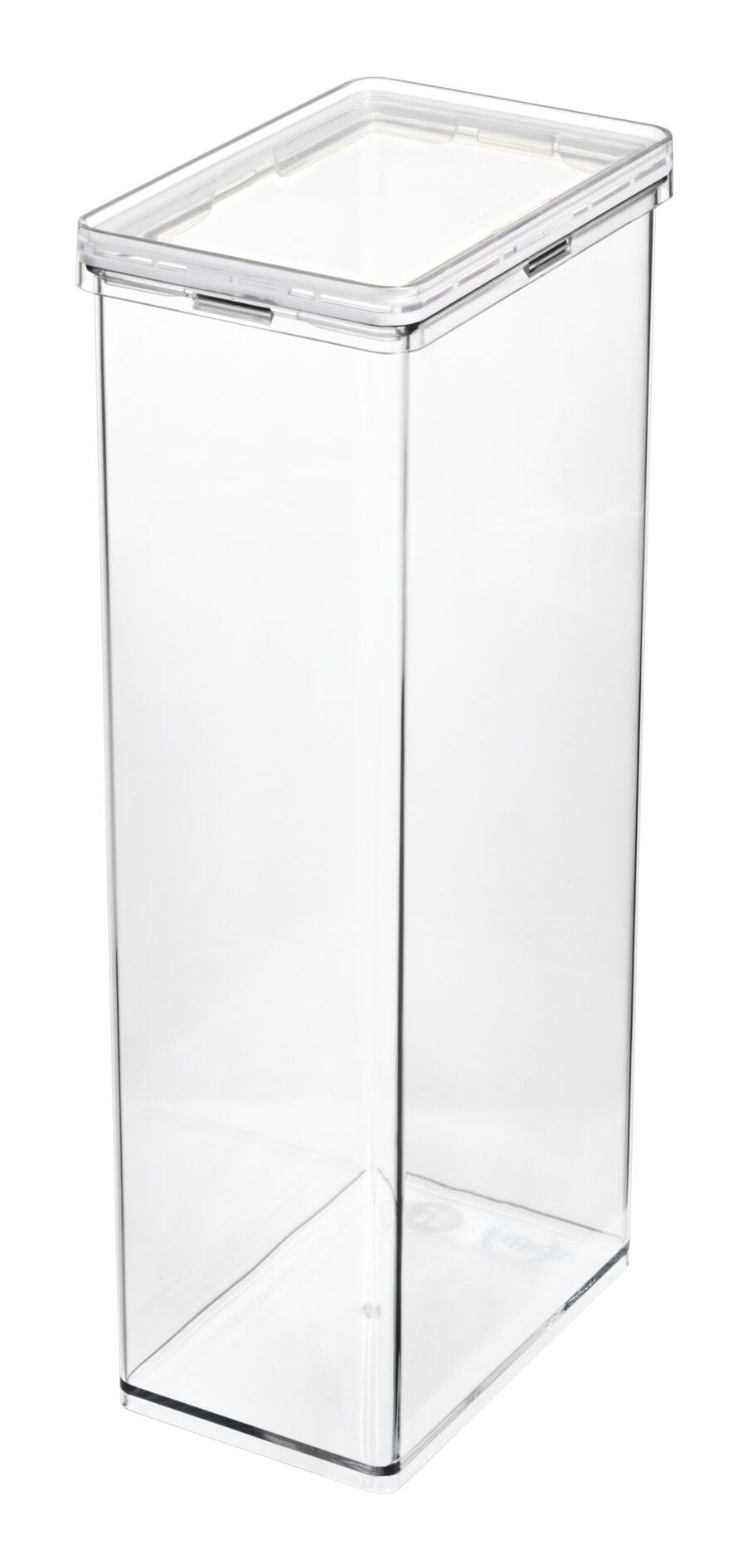 The Home Edit x iDESIGN Clear Plastic Pasta Storage Canister Container with Airtight Lid
