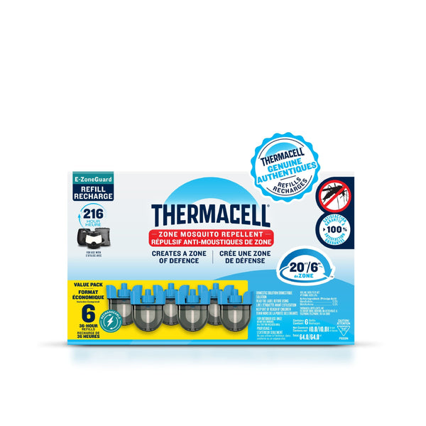 Thermacell Rechargeable 216 Hour Refill Bulk Pack, 6 36-Hour Refills H7