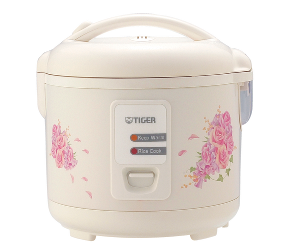 Tiger Non-Stick Rice Cooker & Steamer, White, 5.5 Cups F7