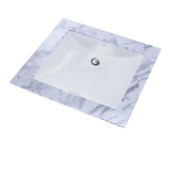Toto 17-11/16x13-in Rectangular Vessel Undercounter Sink/Lavatory B1
