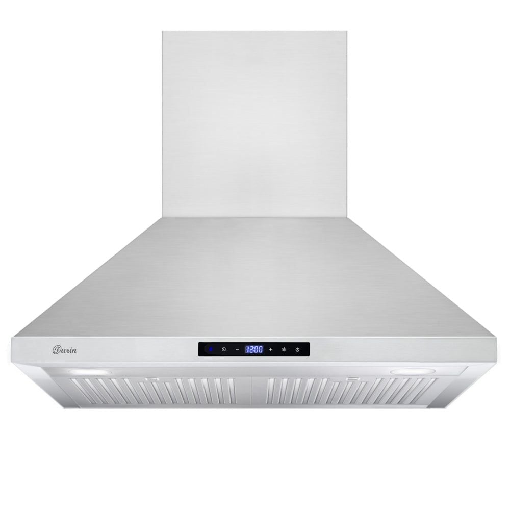 Turin Dakota Pro Wall-Mounted Range Hood, Stainless Steel, 30-in