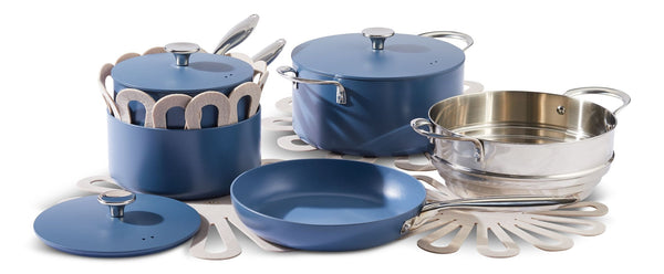 Vida by PADERNO Non-Stick Cookset, Blue, 8-pc Z6