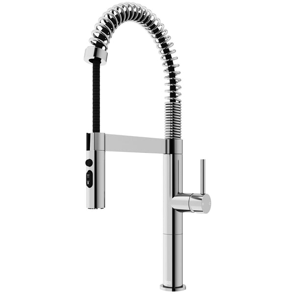 VIGO Edison Pro 20-in Kitchen Faucet, Various Finishes Q6