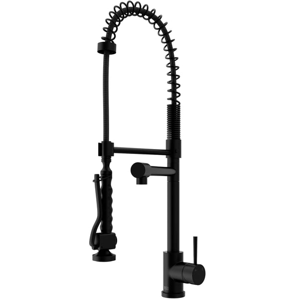 VIGO Zurich Kitchen Faucet, Matte Black X1