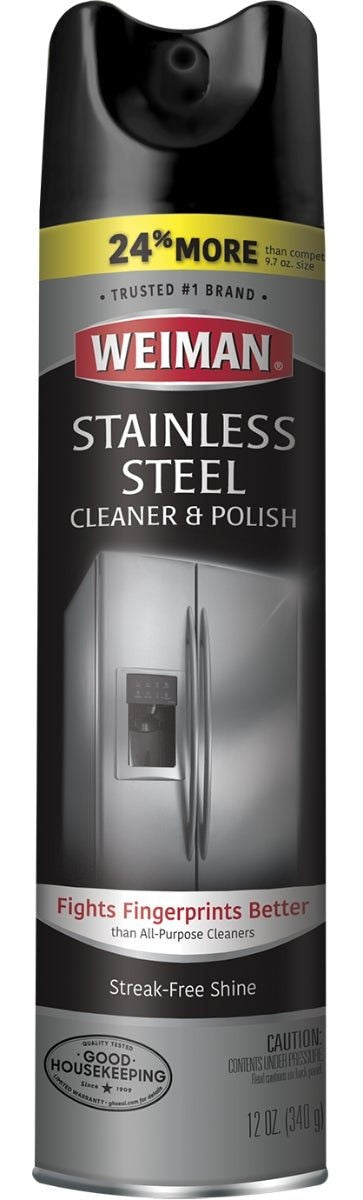 Weiman Stainless Steel Cleaner and Polish Spray, 340-g N9