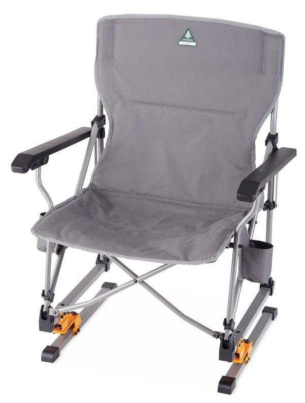 Woods Bonavista Folding Camp Rocker Chair, Grey Q2