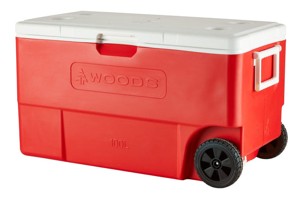 Woods Boreal Wheeled Camping Cooler, 130-Can, 100-L Q2